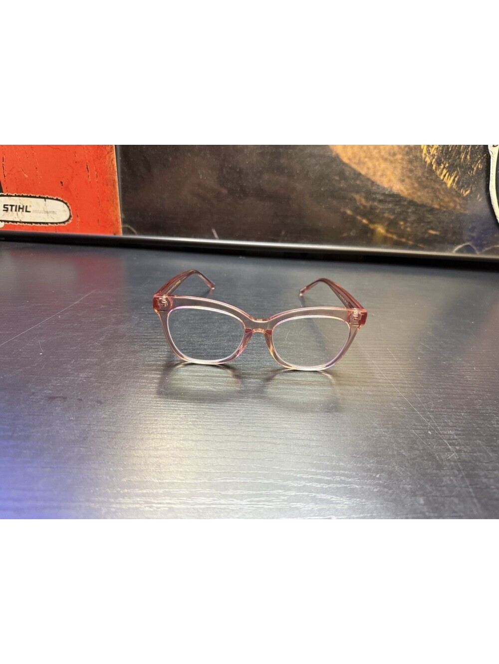 DIFF Eyewear LP-CL128 Pink Clear Cat Eye Eyeglass Frames 52-18-145